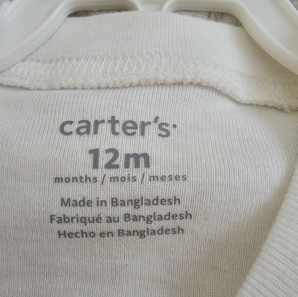 Set of 3 Carter's 9 to 12 month short sleeve fox shirt a pant and jacket - Picture 6 of 9